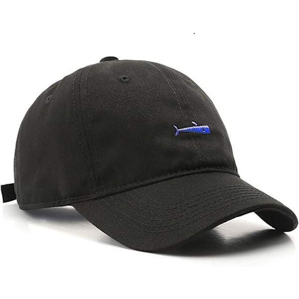 Baseballcaps i Polo-stil, Klassisk Sportslig Casual Enkelt Solhatt, Ensfarget Justerbar Baseballcaps Black