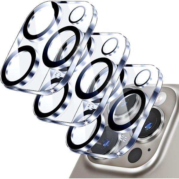 [3-Pack] iPhone 16 Pro Max Härdat Glas Linsskydd