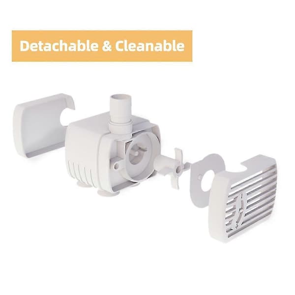 Ultratyst vattenpump för husdjursfontäner USB Dränkbar vattenpump DC5V