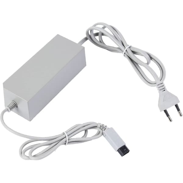 Erstatningsstrømadapter for Nintendo Wii, 220v, AC-adapter