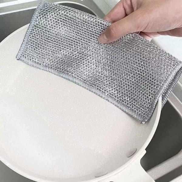 15-pack med bekväma och effektiva disktrasor av ståltråd