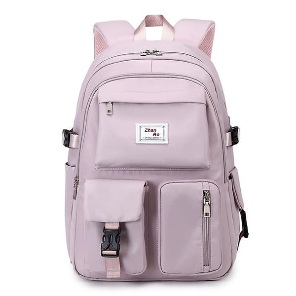Ryggsäck för studenter Ryggsäck för studenter Reseryggsäck för män och kvinnor Light Purple