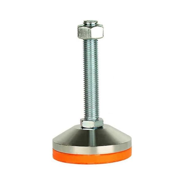 2-pak kraftige benjusteringsfødder, benjusteringsfødder 8 cm diameter base, justerbare nivelleringsfødder M16 Th