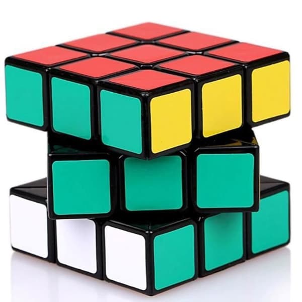 Magic cube 3x3x3 -palapeli - Magic - 57x57x57 mm - Musta.