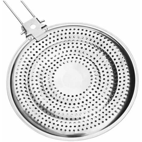 21 cm varmeudleder i rustfrit stål kun til gaskomfur