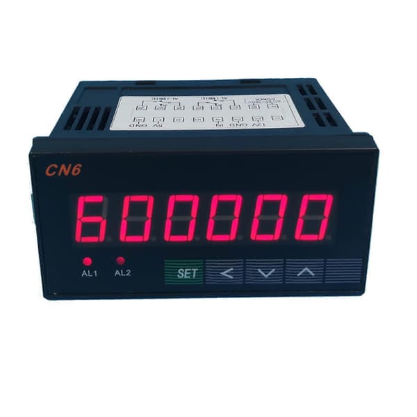 6-Digital Multifunktionell LED Räknare Gitter Encoder Display Meter Relä 220V