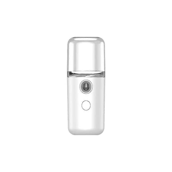 Ansigtsforstøvere Nano Spray Mist Ansigtsdamper Luftfugter Hydrerende Vand Bærbar White