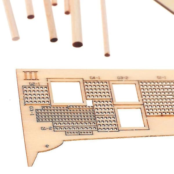 Ny 1:100 Halcon Treseilbåt Modell DIY Kit Skip Montering Dekorasjon Gave