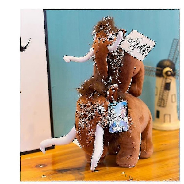 Istid Mammut Plyschleksak Ekorre Dockdockdock Plyschleksak Barnfödelsedagspresent 20cm