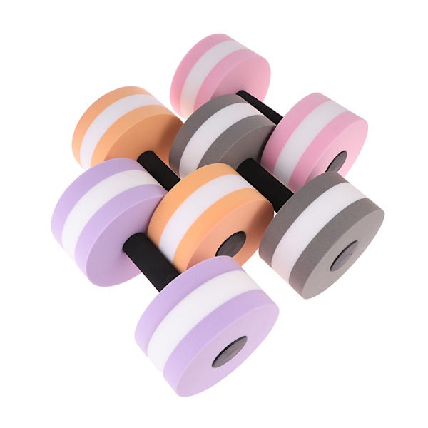 1 stk EVA Vann Hantel Automatisk Flytende Skum Hantel Rosa Pink