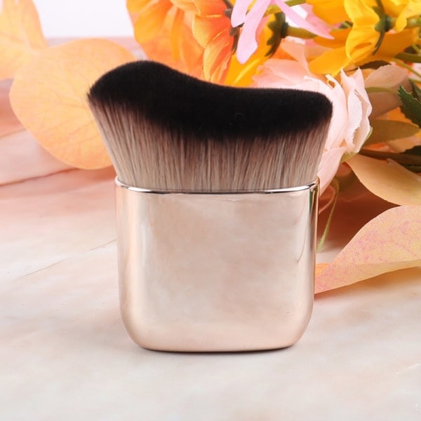 1 Paketti Suurikulmainen Meikkivoideharja Kannettava Pieni Kasvoharja Small Face Brush