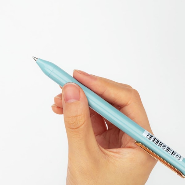 Tilbaketrekkende Gelblekk Rollerball-penner, 0,5 mm fin spiss, svart blekk, Gelpenner, jevn skriving, 5-pakning