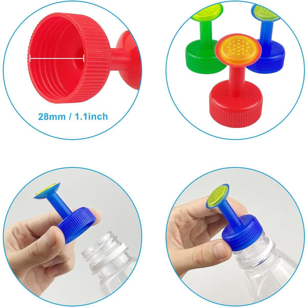 6-pack plastsprinklermunstycken för flaskor, sprinkler f