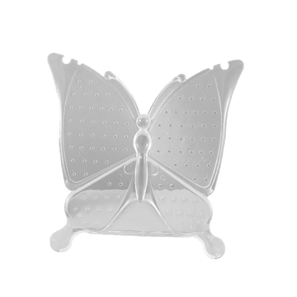 Øredobber Display Stativ 96 Hull Sommerfuglform Smykke Display Ørepropp Holder Hjem Dekor Forsyninger By Clear