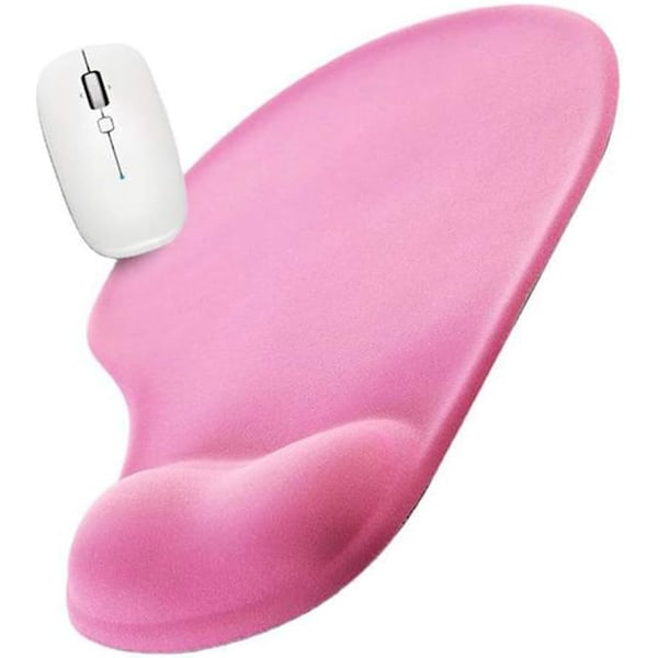 Mouse Pad Gel, Mouse Mat with Wrist Rest - With Convenient Gel Wrist Support - Non-slip Rubber Base, Ergonomic,(Pad Only)