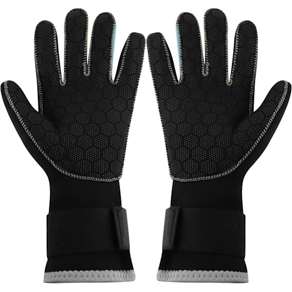 Neopren Dykkehansker for Menn og Kvinner 3mm Surfing Dykking Hansker Anti-Riper Dykking Snorkling Hansker Høy Strekk L