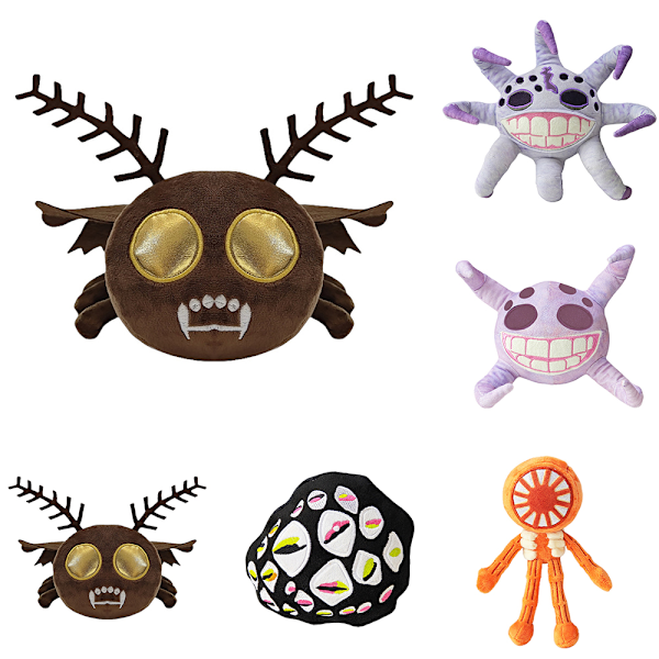 Doors Floor 2 Batmoths Plussjeleker Figurer, Horrorspill Batmoths Myk Stoffdukke, Morsomme Samleobjekter Julegave Halloween Bursdagsgave D