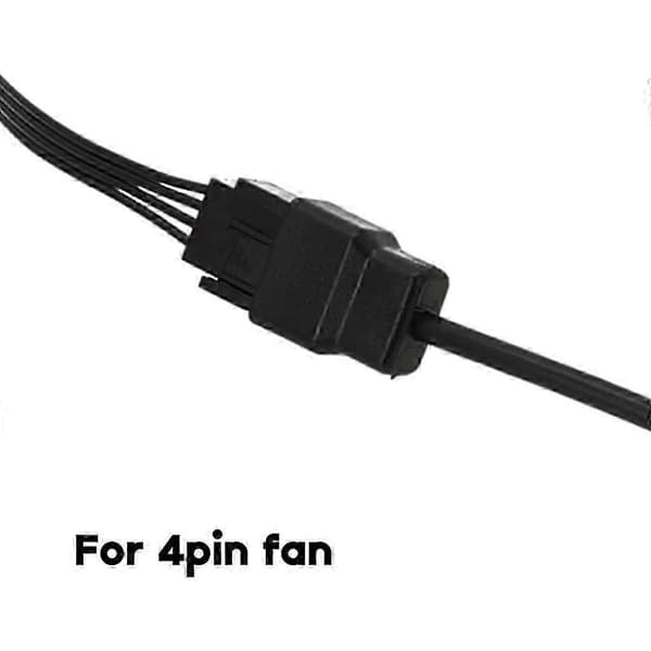USB til 4-pin bærbar computer blæserkabel 5V computer PWM blæser strømforsyningsledning 30-100cm 30cm