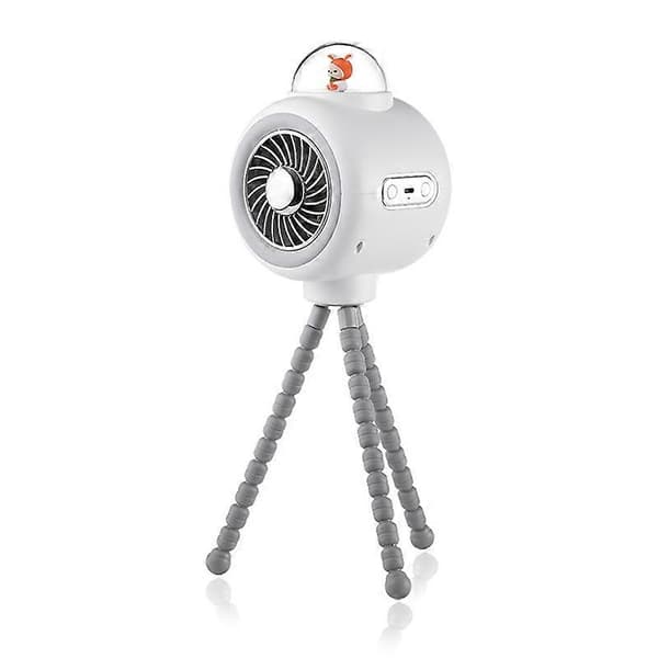 Støjsvag udendørs ventilator uden rystende hoved White
