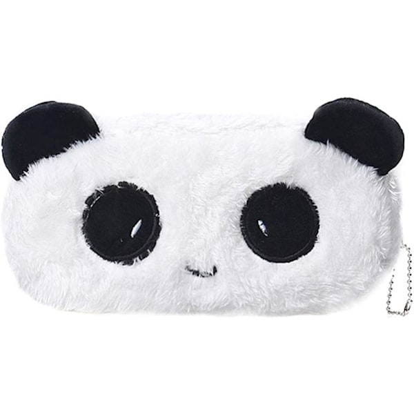 Lovely Panda Pencil Case Cartoon Panda Pen Bags Plush Students Pencil Bags Portable Pencil Case Chic Change Pocket for Pupils Staff Girl Use