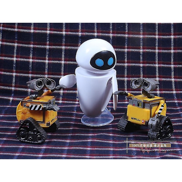 Wall-e Robot Actionfigur Samleobjekt Model Legetøj Dukke 6 cm 3 typer Clean version of Wall-E