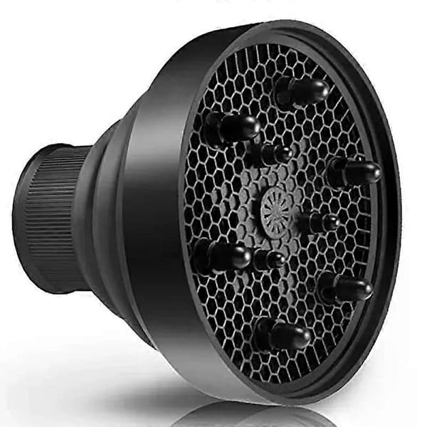 1 stk. Silikone hårtørrer diffuser cover foldbart temperaturresistent hårtørrer krøllet tørreblæser hårstyling tilbehør