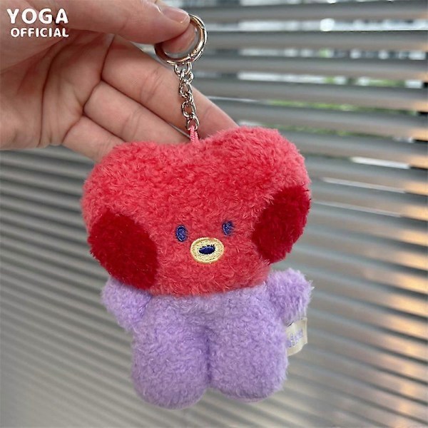 10CM Kawaii Line Friends Bt21 Sarjakuva Shooky Cooky Chimmy Rj Pehmo Riipus Jälkiruoka Sarja Avaimenperä Riipus Pehmo Nukke Koriste pendant45 10CM