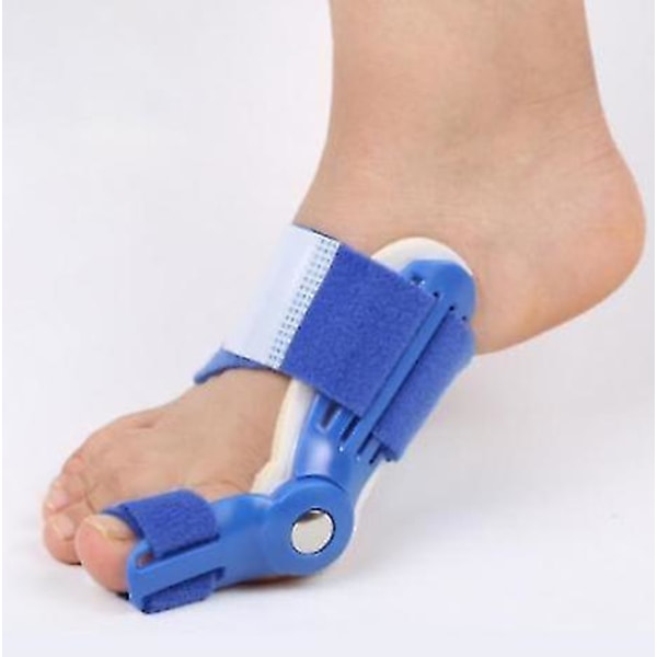 2 st Skräddarknuta Korrigerare, Knäskydd, Fot Smärta Lindring Hallux Valgus Tå Korrigerare Justerbar Blue 2pcs