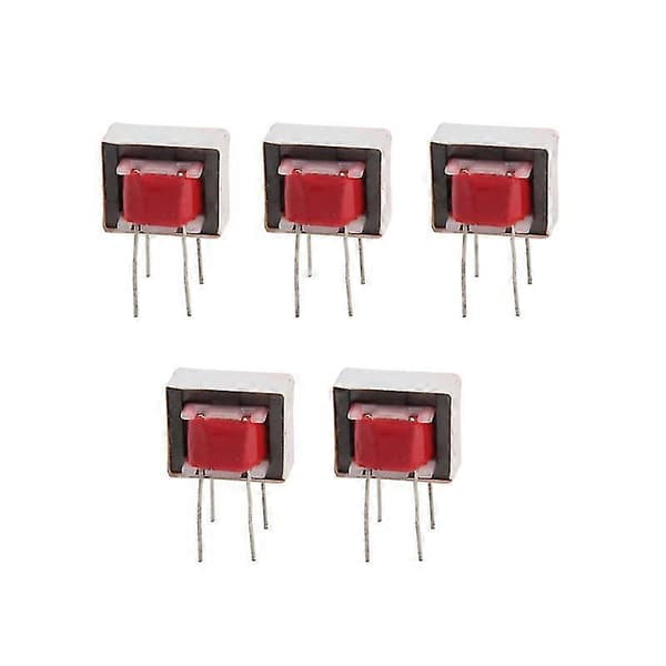 5x Ljudtransformatorer 600:600 Ohm Europa 1:1 Ei14 Isolationstransformator Ringning -Yx