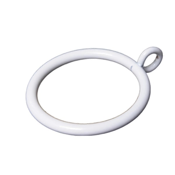 38 mm metalgardinringe med øje til køkken og soveværelse 20pcs Milky White