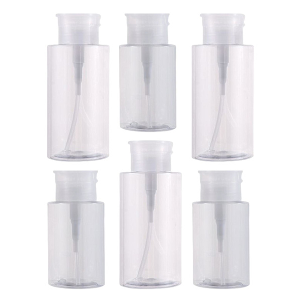 3x Painettava Pumppupullo Annostelija Uudelleentäytettävä Kirkas Kynsilakalle 150ml 150ml Other