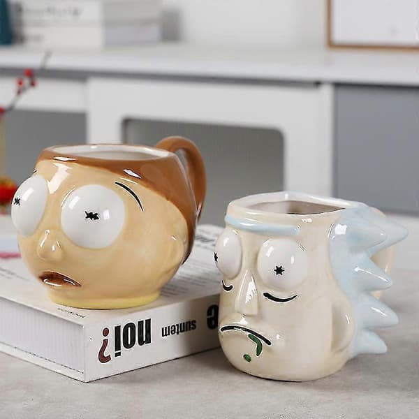 Rick Morty Keramisk Kaffekopp Tekopp Nyhet Gave (flere tilgjengelig) elder
