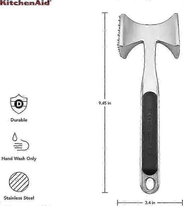 Svart, KitchenAid Gourmet Kjøttmørner, One Size