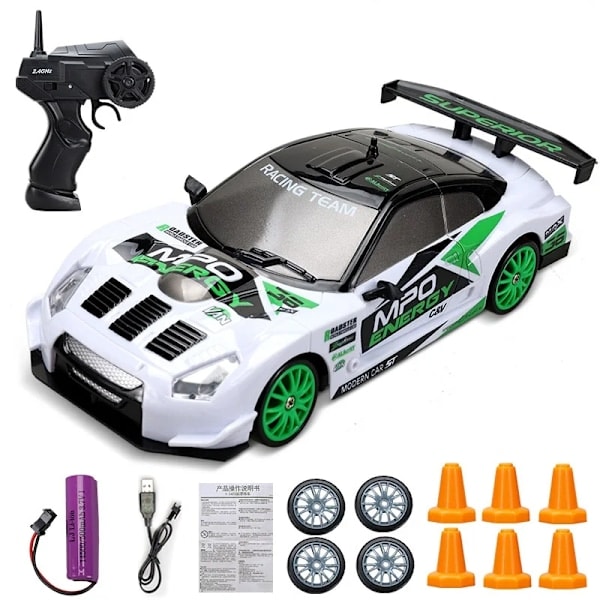 2.4G Drift RC Bil 4WD RC Drift Bil Legetøj Fjernstyret GTR Model AE86 Køretøj Bil RC Racerbil Legetøj til Børn Julegaver 11-1B