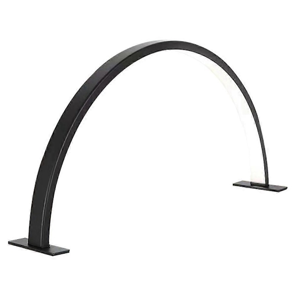 Halvmåne Nagellampa Skrivbordslampa Skönhetssalong Arbetslampa Fyllnadsljus 3 Färgtemperaturer 2700k-6500k för Nagel, Fransar, Tatuering Svart EU-kontakt