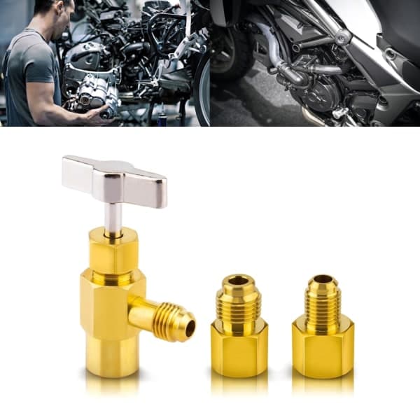 R134A Kølemiddelflaskeåbner Gasspandhane Udløbsventil / Dispenser