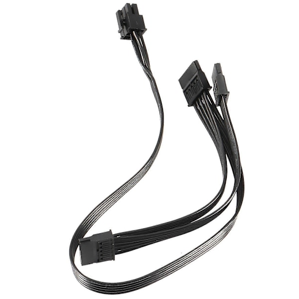 2st 6-Pin till 3x Sata Drivrutin Strömkabel För Evga Supernova 650 750 850 1000 1600 2000 G2 G3 P2 T2