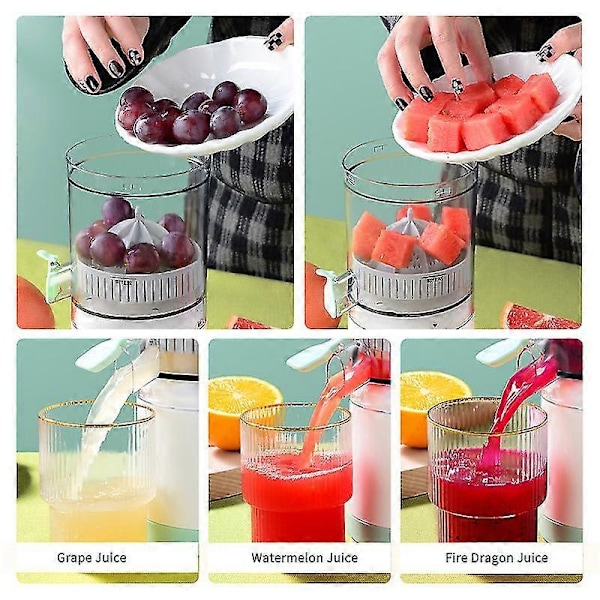45W Elektrisk Saftpressare Bärbar USB Mini Fruktmixer Blender Multifunktionell Laddningsbar Saftmaskin För Frukt Resor