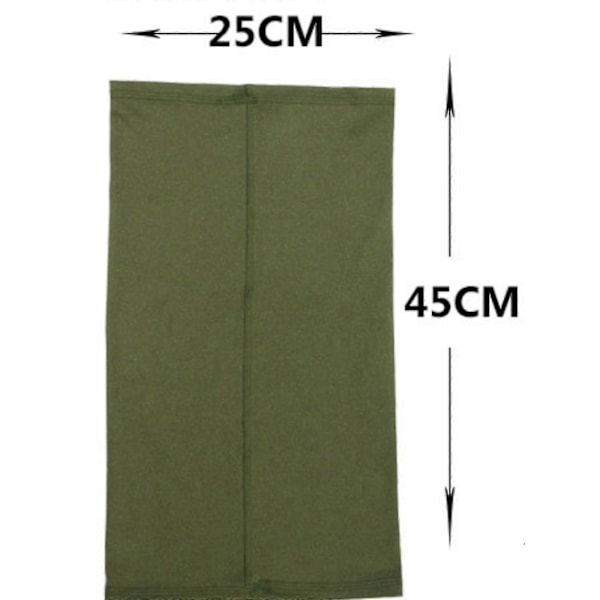 Skimaske for menn og kvinner, UV-beskyttelse, vindtett, gjenbrukbar stoffskimaske Bandana for ski, løping