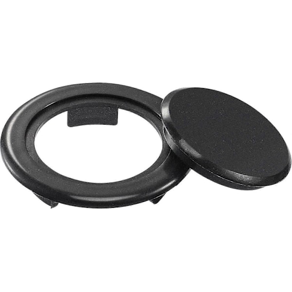 Tums Paraplyhålsring och Kåpa Set för Uteplatsbord, Standardstorlek Paraply Tjockare (vit) black