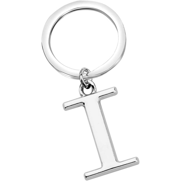 Nyckelring Brev - Initial Bokstav Nyckelring Charm Brev I