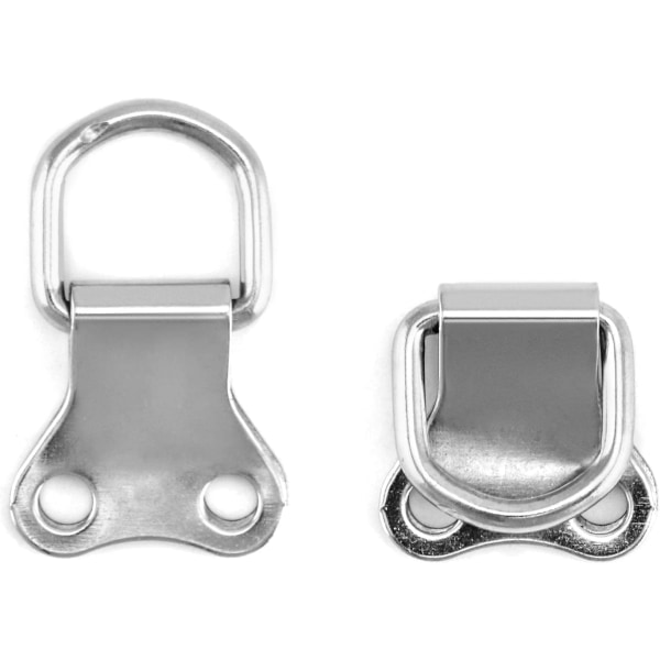 30 stk. D-ring oppheng, D-ring bildeoppheng med skruer, for fotorammeoppheng vegg DIY brakett