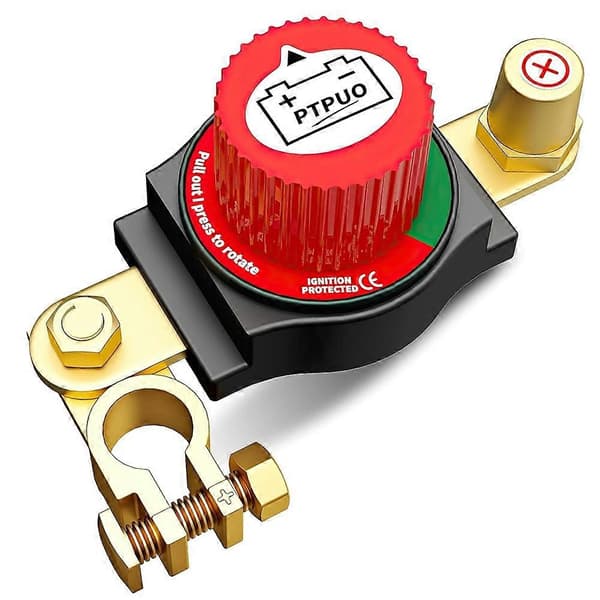 Top Post Batteriafbryder, Bilbatteriafbryder, 12V-48V Batteri Afbryder/Slukningssæt til Bil RV Båd
