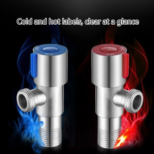 Pålitliga G1/2 304 rostfria vinkelventiler Utrymmesbesparande designventiler null - A