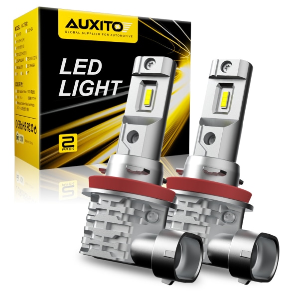 H11 LED-lampa 1:1 Designbyte Halogendimlampa 200 % ljusstyrka (2 st)