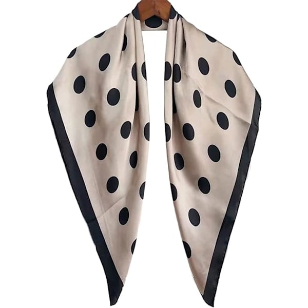 Sjal for kvinner Silkeliknende Paisley Bandanas Satin Hijab Hodeplagg Lett Dame Hals Wrap Jenter Sjal