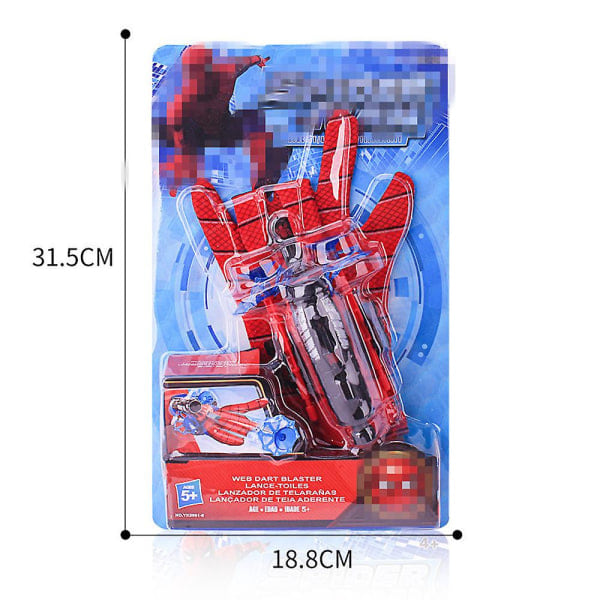 Spider-Man Handske Riffel Web Gun Dart Blaster Launcher Spiderman Legetøj Gaver