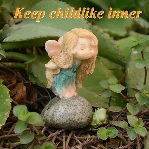 Miniature Fe-Havefigur til Fe-Have - Drømmende Fe-Statue Friendship