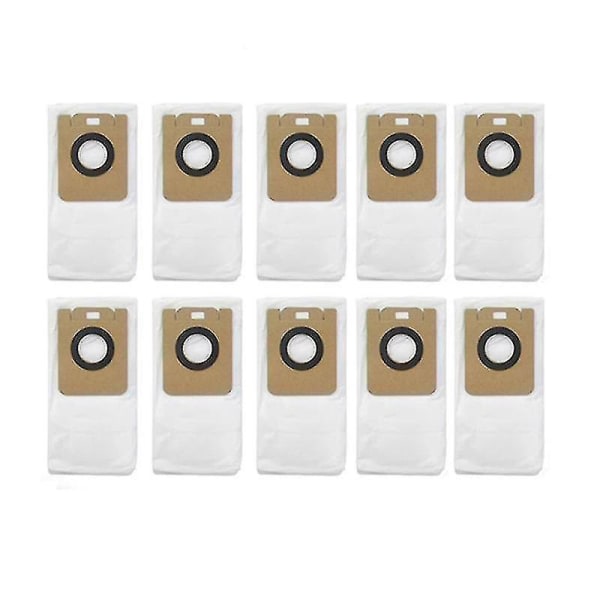10 dammsugarpåsar för Xiaomi Dreame Bot D10 Plus Rls3d dammsugare