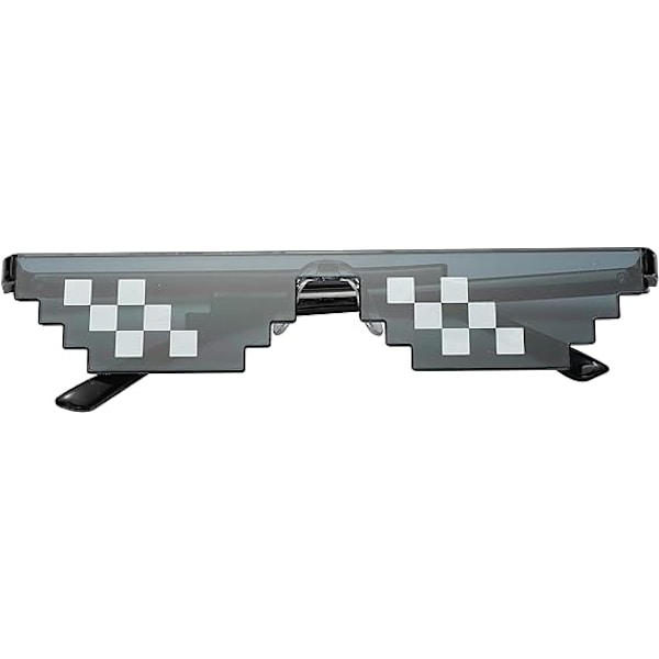 Solbriller Klassisk Retro Stil 8 Bit Pixel Solbriller Pixelert Meme Øyne Briller Unisex For Gutter Jenter Fester Morsom Spøk Foto Kult Liv Fest Rekvisitter